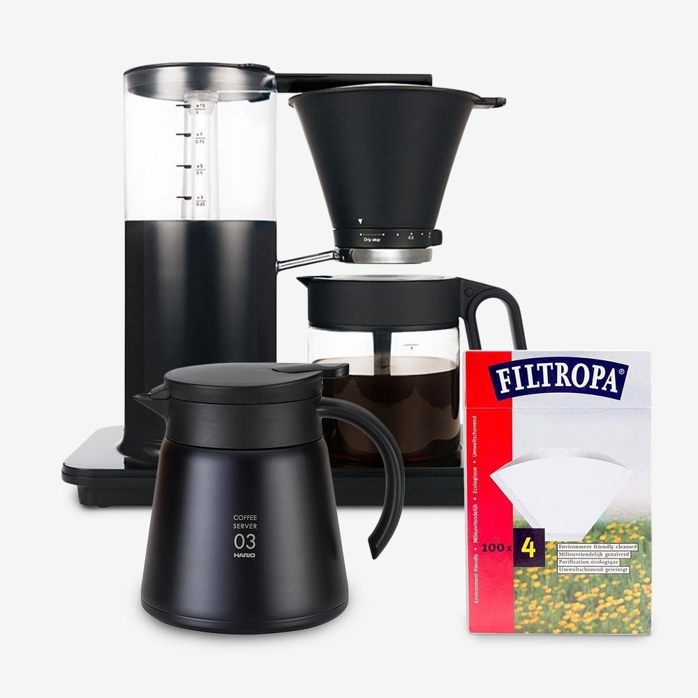 Wilfa Classic Tall x Hario Thermal Server Kit (Black) - The Sip Emporium -