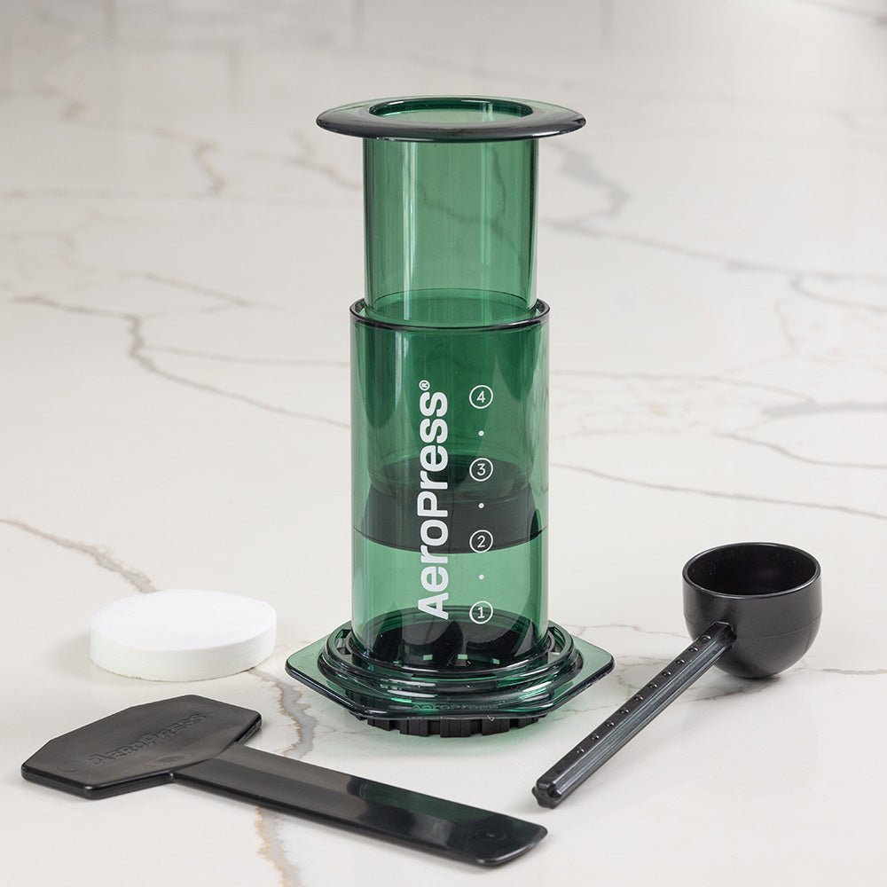 AeroPress Clear Coffee Maker (Green) - The Sip Emporium - Manual Coffee Maker