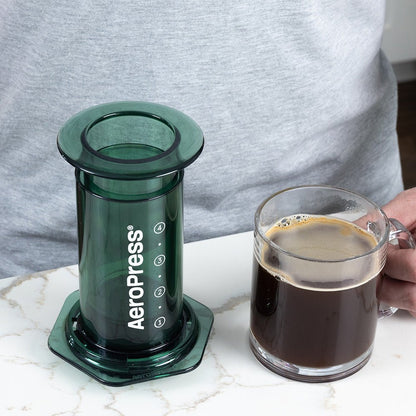 AeroPress Clear Coffee Maker (Green) - The Sip Emporium - Manual Coffee Maker