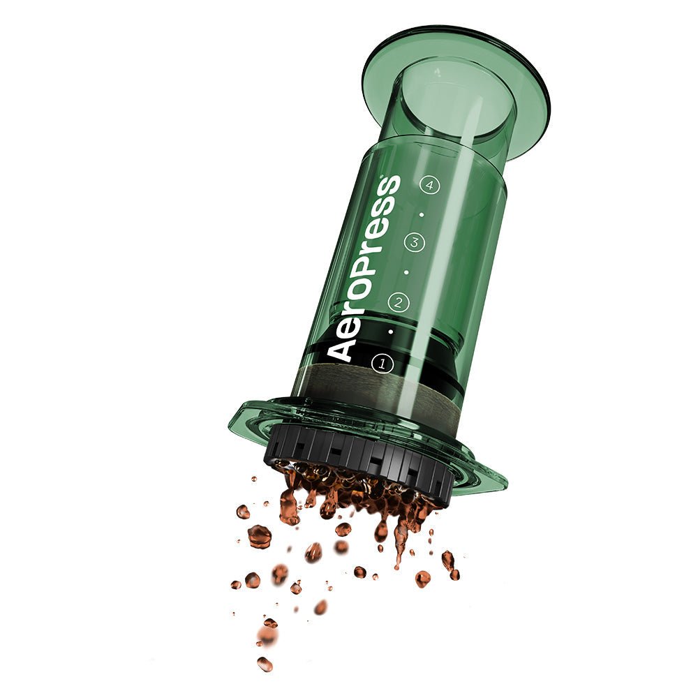 AeroPress Clear Coffee Maker (Green) - The Sip Emporium - Manual Coffee Maker