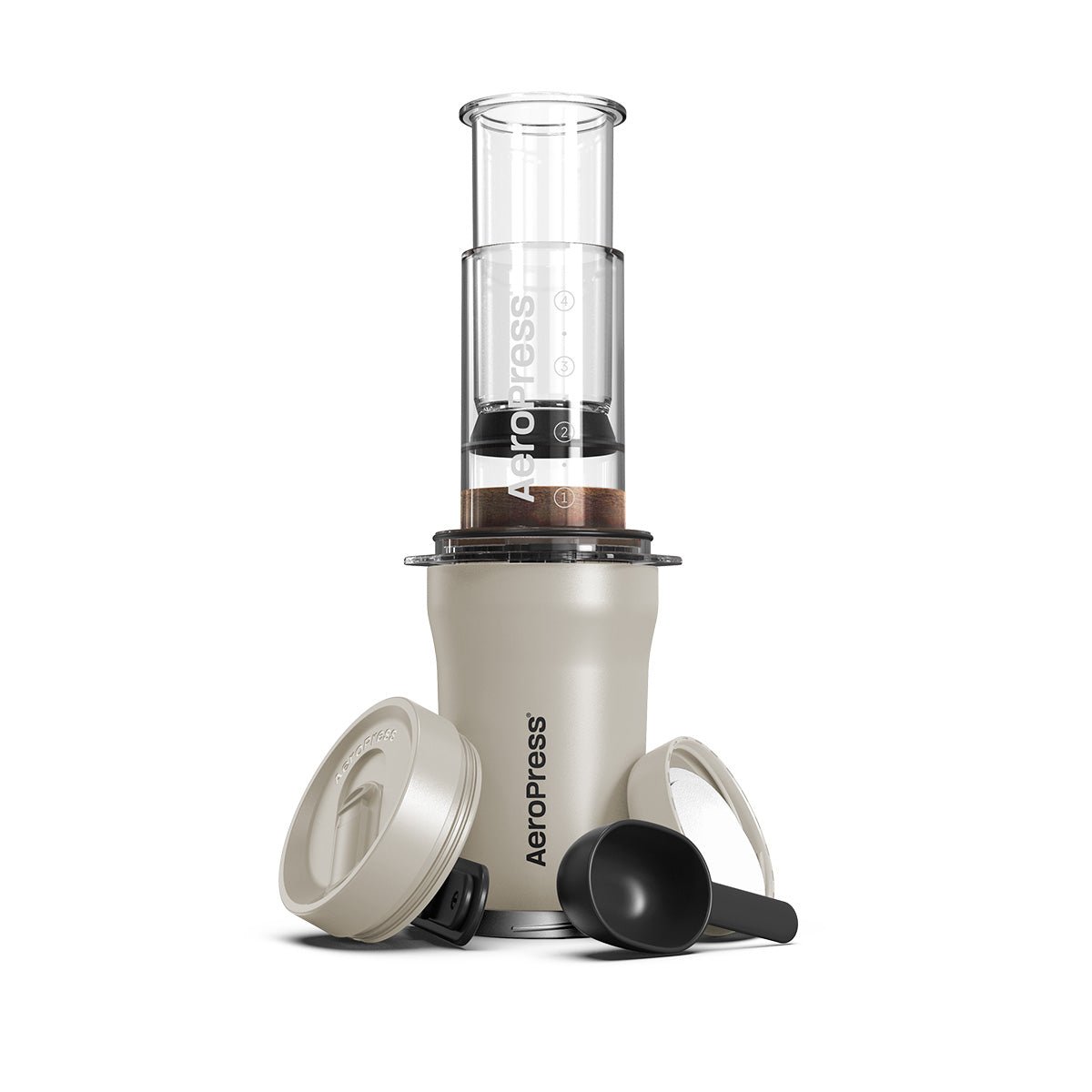 AeroPress Go Plus (Cream) - The Sip Emporium - Manual Coffee Maker