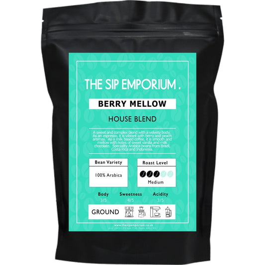 Berry Mellow House Blend Speciality Coffee - The Sip Emporium-Coffee - Caffeine