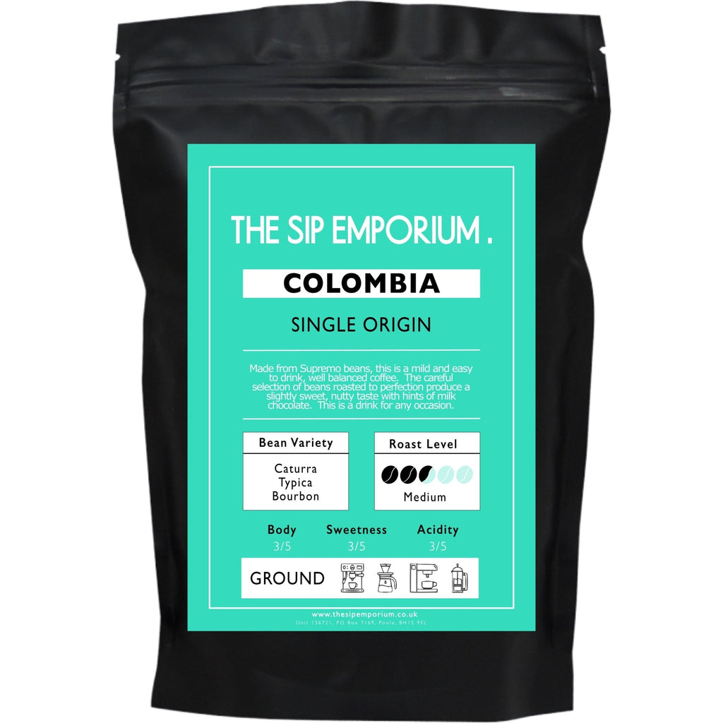 Colombia Single Origin Coffee - The Sip Emporium-Coffee - Caffeine