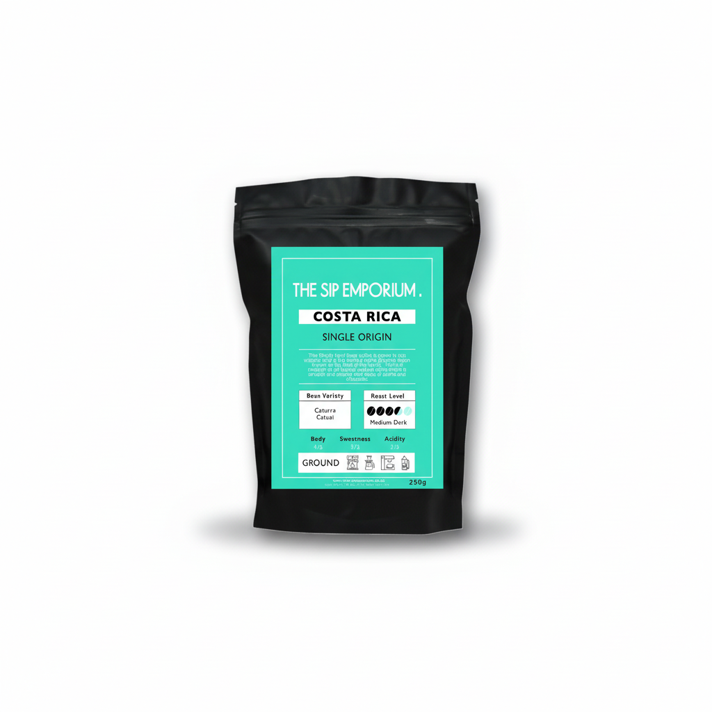 Costa Rica Ground - White Background with Exact Padding