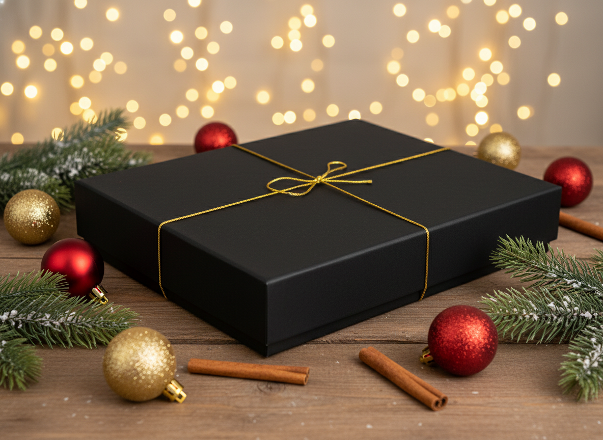 Dark & Wild - Closed Box with Thin Gold Cord