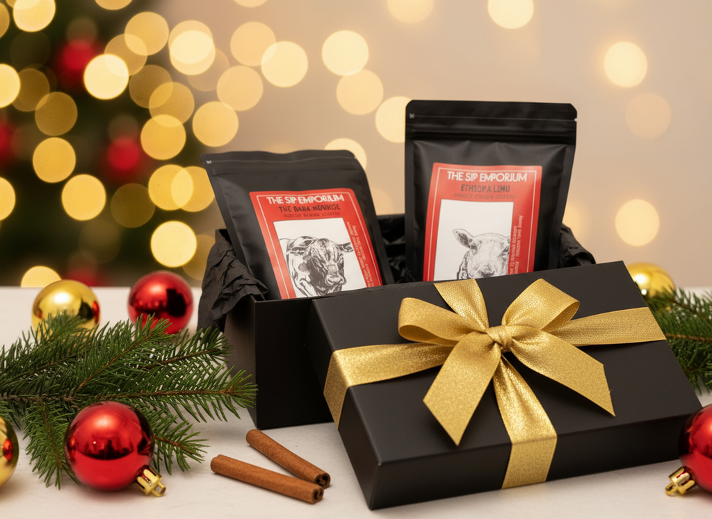 Dark & Wild - Closed Slim Box with Thick Gold Ribbon