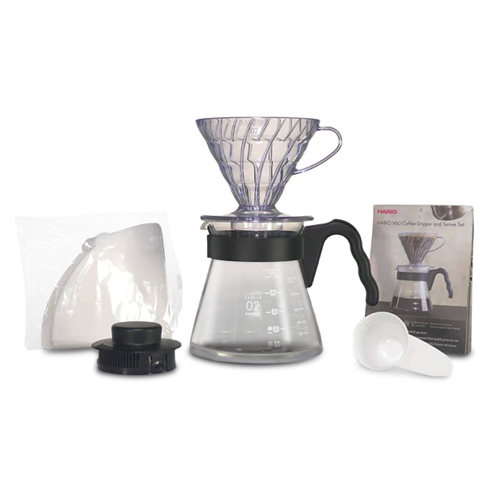 Hario V60 Coffee Dripper and Server Set (Size 02) - The Sip Emporium - 