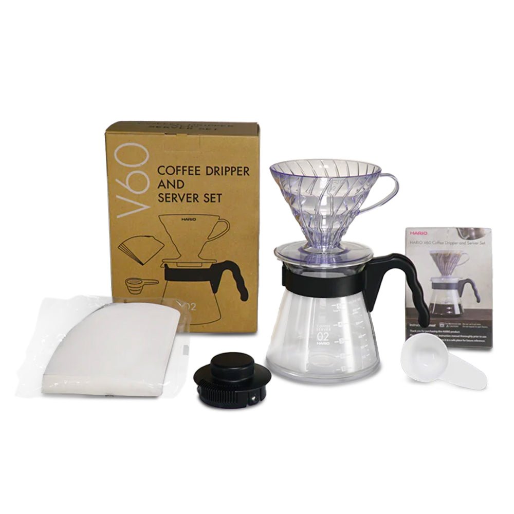 Hario V60 Coffee Dripper and Server Set (Size 02) - The Sip Emporium - 