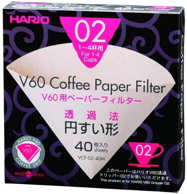 Hario V60 Coffee Filter Papers - Size 02 (40 Pack) - The Sip Emporium - Coffee Filters