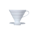 Hario V60 Plastic Coffee Dripper White - Size 02 - The Sip Emporium - Coffeemaker