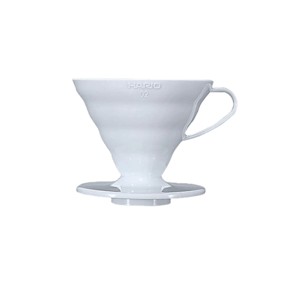 Hario V60 Plastic Coffee Dripper White - Size 02 - The Sip Emporium - Coffeemaker