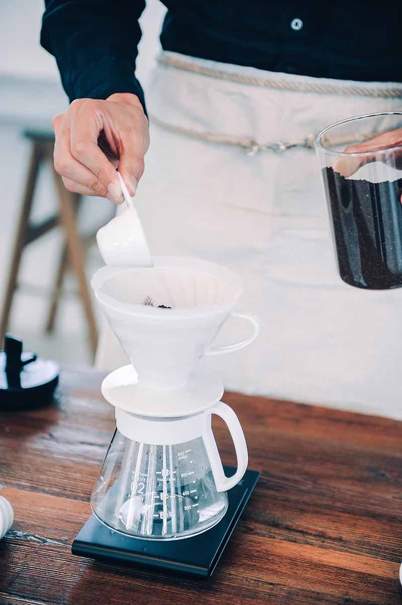 Hario V60 Plastic Coffee Dripper White - Size 02 - The Sip Emporium - Coffeemaker
