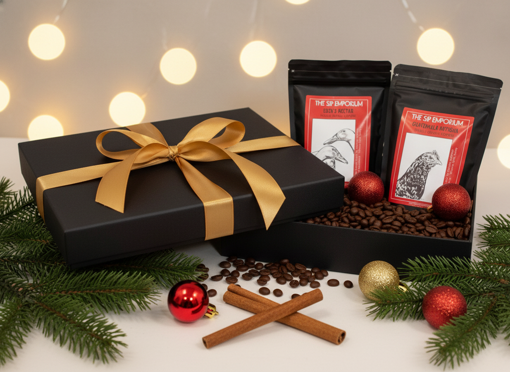 Smooth Altitude - Closed Box with Thick Gold Ribbon