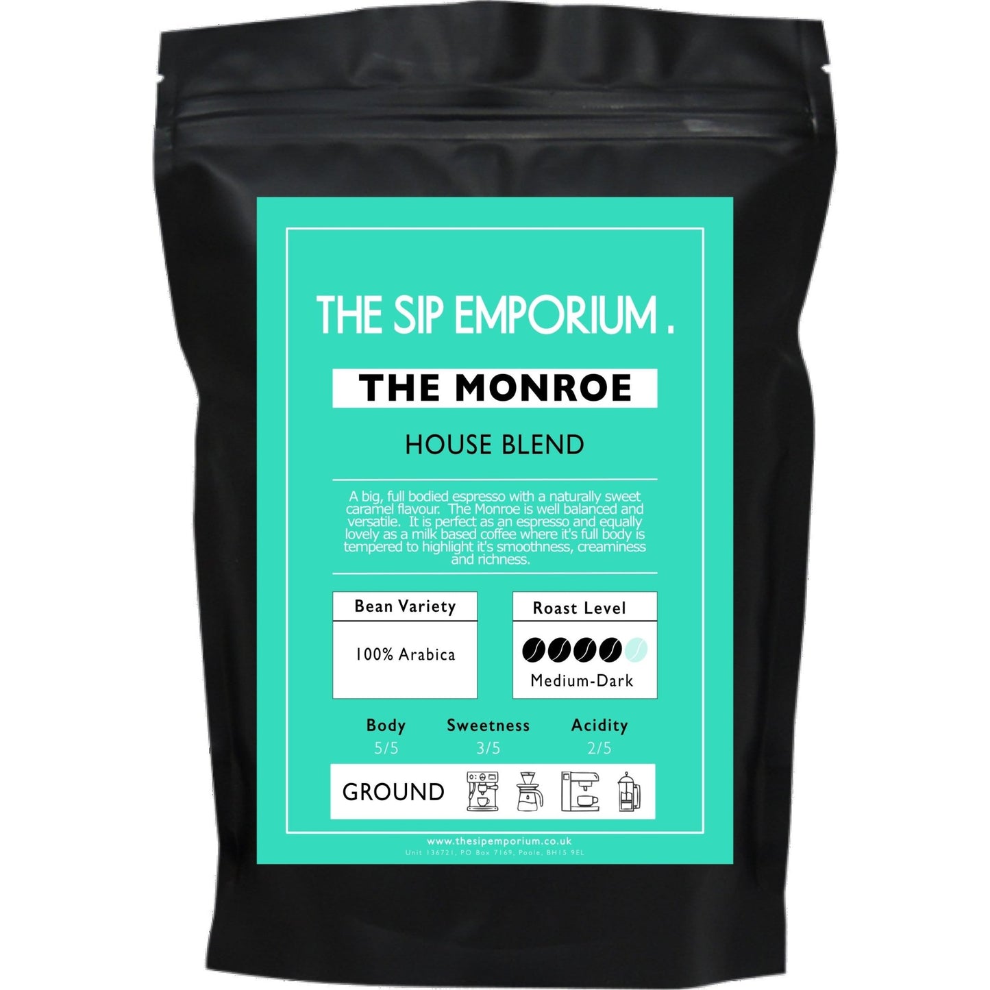 The Monroe House Blend Coffee - The Sip Emporium-Coffee - Caffeine