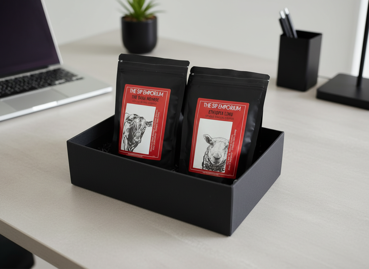 The Sip Emporium - Professional Gift Box Setup