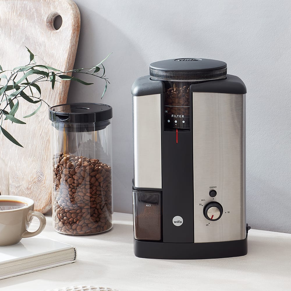 Wilfa Performance Thermo Coffee Maker and Svart Coffee Grinder (Silver) Bundle - The Sip Emporium - 